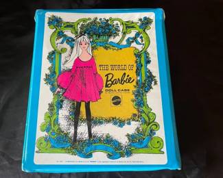 Vintage Barbie Dolls With Case And Accessories