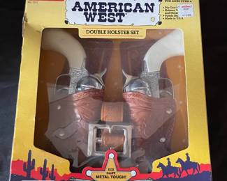 Vintage NOS American West Double Holster Set