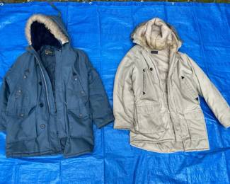 Two Vintage Coats Including One By Canadian Brand The Leader