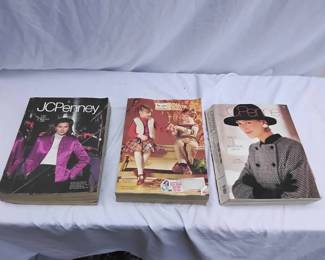 Three Vintage Shopping Catalogs