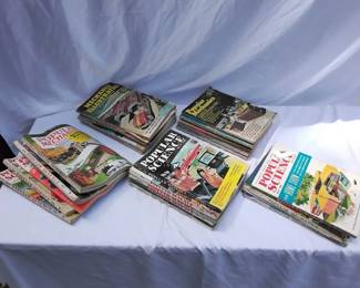 Lot Of Vintage Popular Science And Popular Mechanics Magazines
