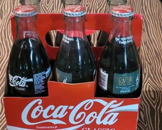 6 Pack of Unopened 1996 Olympics Coca Cola