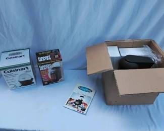 Three Boxed Appliances Including A Gourmet Wizard