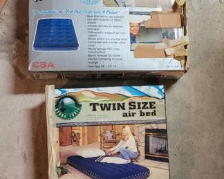 Two Inflatable Beds and Electric Pump