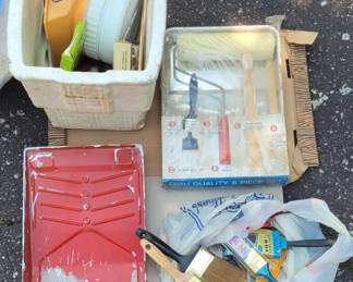 Lot of Painting Supplies