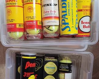 Lot of Tennis Balls