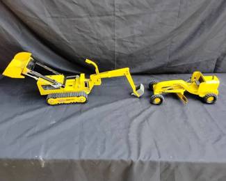 Two Vintage Tonka Tractors