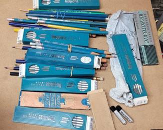 Lot of Pencils and Drawing Leads