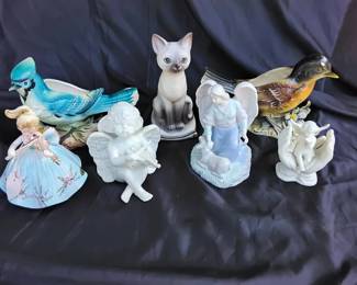 Lot Of Decor Including Musical Figurines