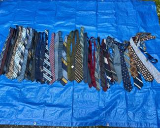 Vintage 1960s 1970s Mens Neckties