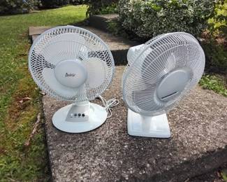 Two Table Fans