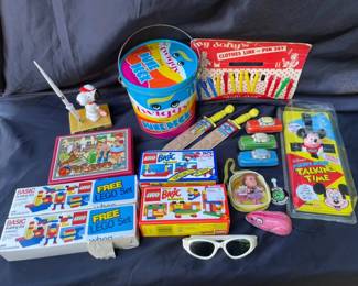 Lot Of Vintage Small Toys And Games