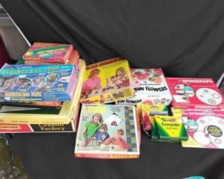 Lot Of Crafting And Art Boxes