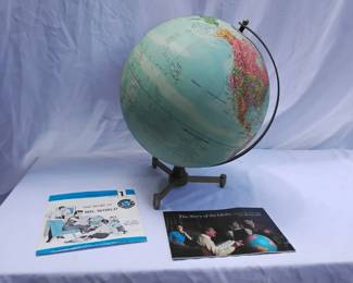 Lot Of Vintage Items Including A Globe