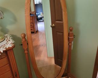 Oak Mirror