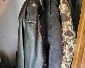 Leather coats