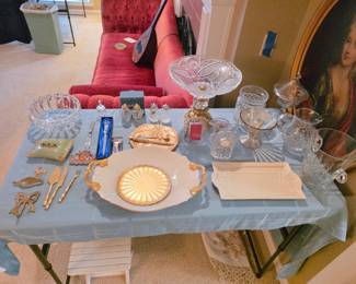 Some Waterford Crystal items.