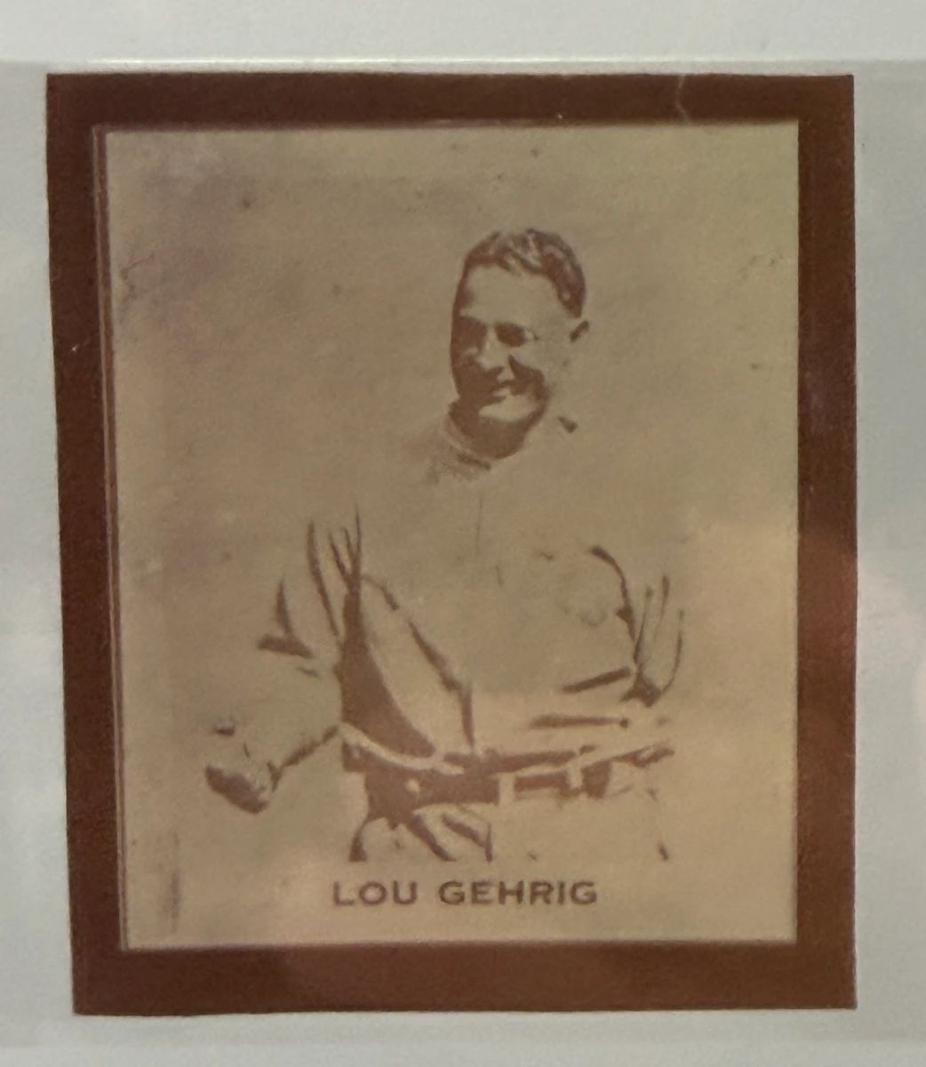 1930 Lou Gehrig Ray-O-Print Card New York Yankees