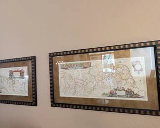 Antique German maps
