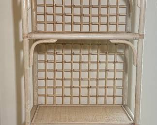 Rattan shelves 25W / 66.5H / 15D
