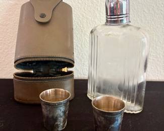 Vintage travel flask