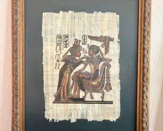 Egyptian papyrus art