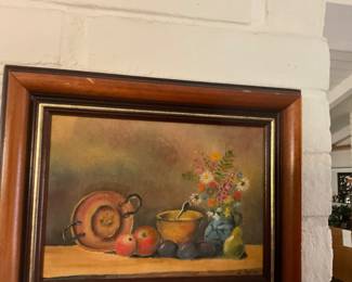 Vintage oil painting