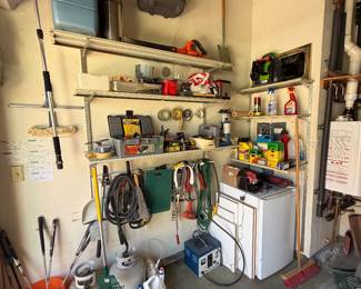 Misc household, garage items