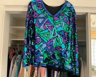 Sequin top