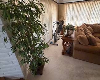 Faux bamboo tree