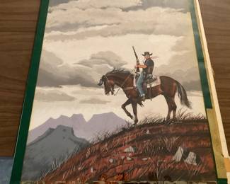 Western book cover art, Joe Russo