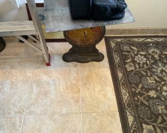 Antique pieced together table