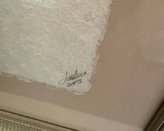 Artists signature