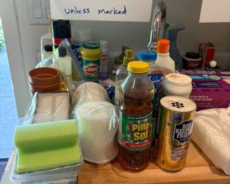 Cleaning supplies