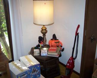 ANOTHER BRASS LAMP, BOOKS & HOLIDAY