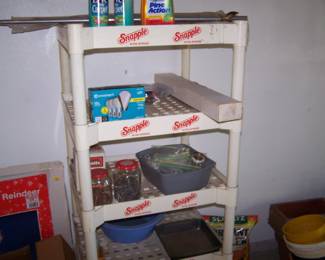 SNAPPLE DISPLAY RACK & MISC.