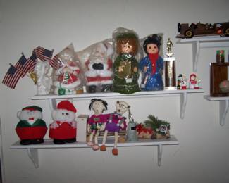 DOLLS & HOLIDAY FIGURES
