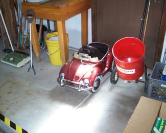 ANOTHER LOOK AT THE TOY CAR & LAWN SEEDER