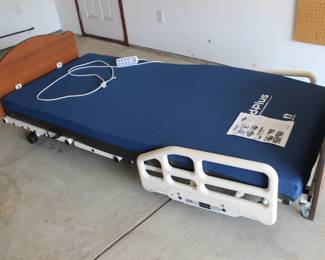 Hospital style bed, fully electric. Works well