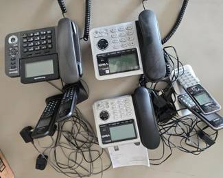 Two hard line phone systems