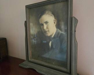 Art deco era framed photo