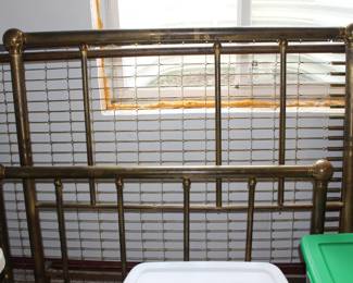 Brass bed frame