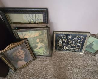 Various vintage  pictures