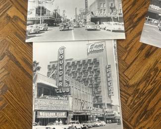 Many vintage black-and-white photos of Las Vegas Vegas