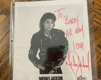 Black and white Michael Jackson