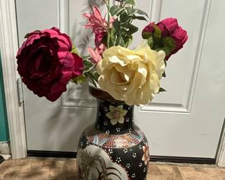Satsuma Style Porcelain Vase