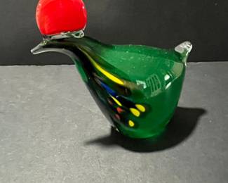 Murano Glass Bird Figurine