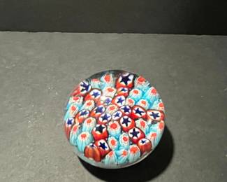 Murano Millefiori Glass Paperweight