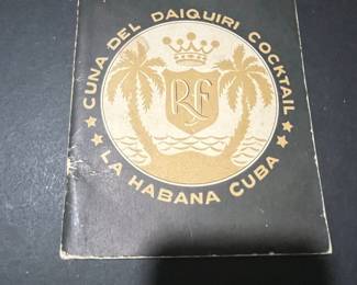 Cuna del Daiquiri Cocktail Menu - La Habana Cuba - Lorenzo Frau Marsal