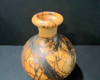 Horsehair Raku Pottery Vase